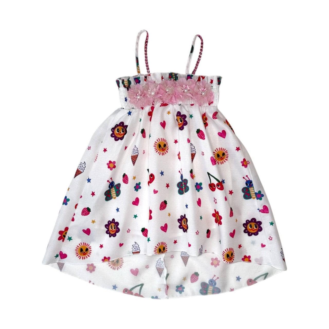 DOODLE ART HIGH LOW DRESS