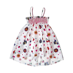 DOODLE ART HIGH LOW DRESS