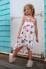 DOODLE ART HIGH LOW DRESS