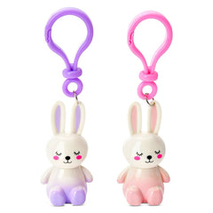 BUNNY BEASTIES LIP GLOSS KEY CHAINS - 2 PIECES