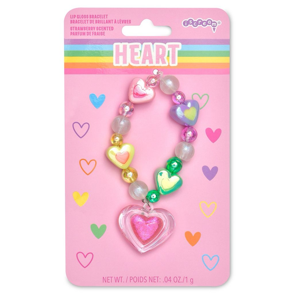HEART LIP GLOSS BRACELET