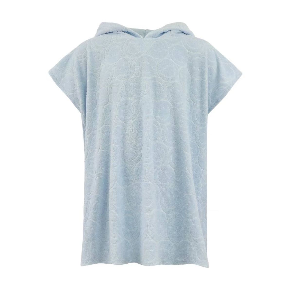 EMBOSSED EMOJI TERRY PONCHO