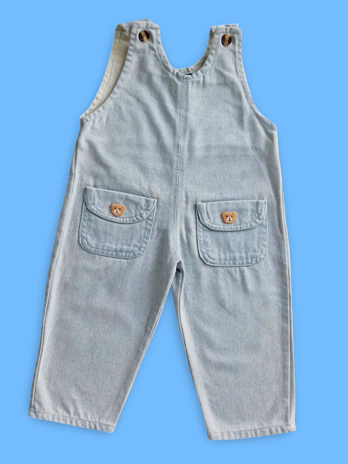 LITTLE BEAR DENIM OVERALL