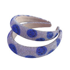 DIADEMA BRILLO HAPPY FACE AZUL