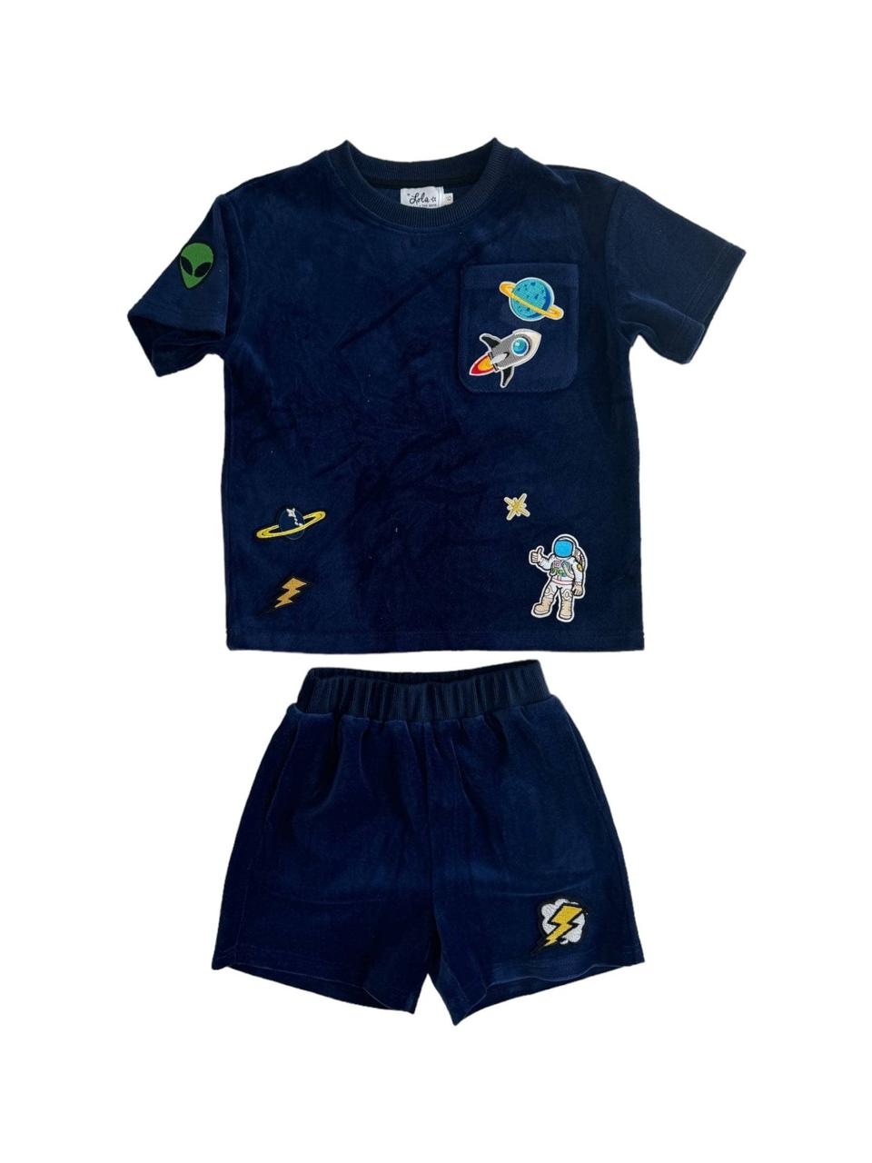 SPACE PATCHES VELOUR SET