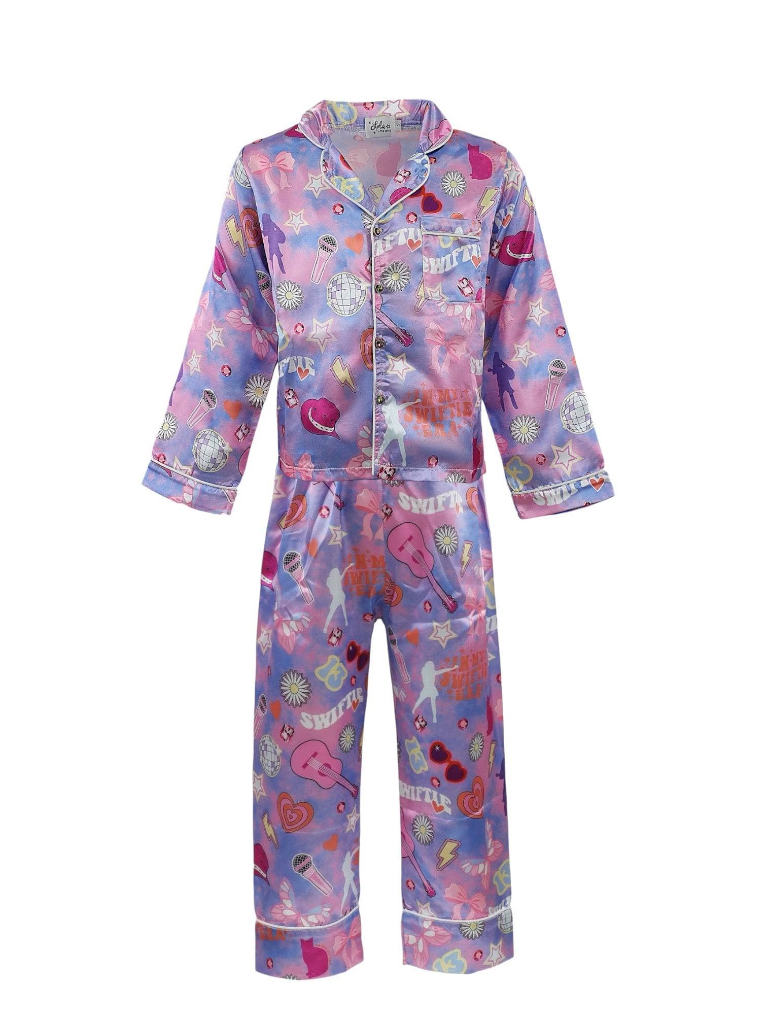 SWIFTIE LOVERS SILK SET