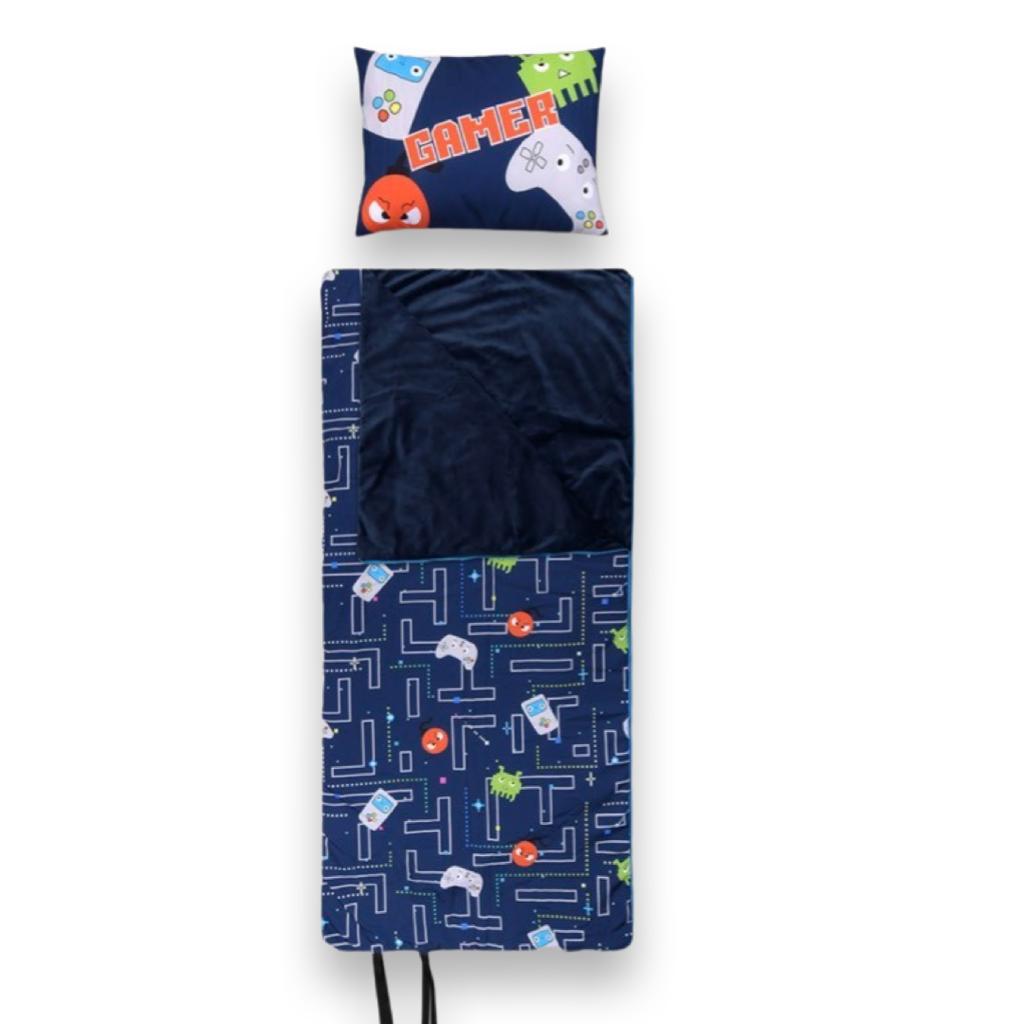 GAMER GLITCH SLEEPING BAG SET