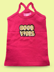 GOOD VIBES TEE ROSA