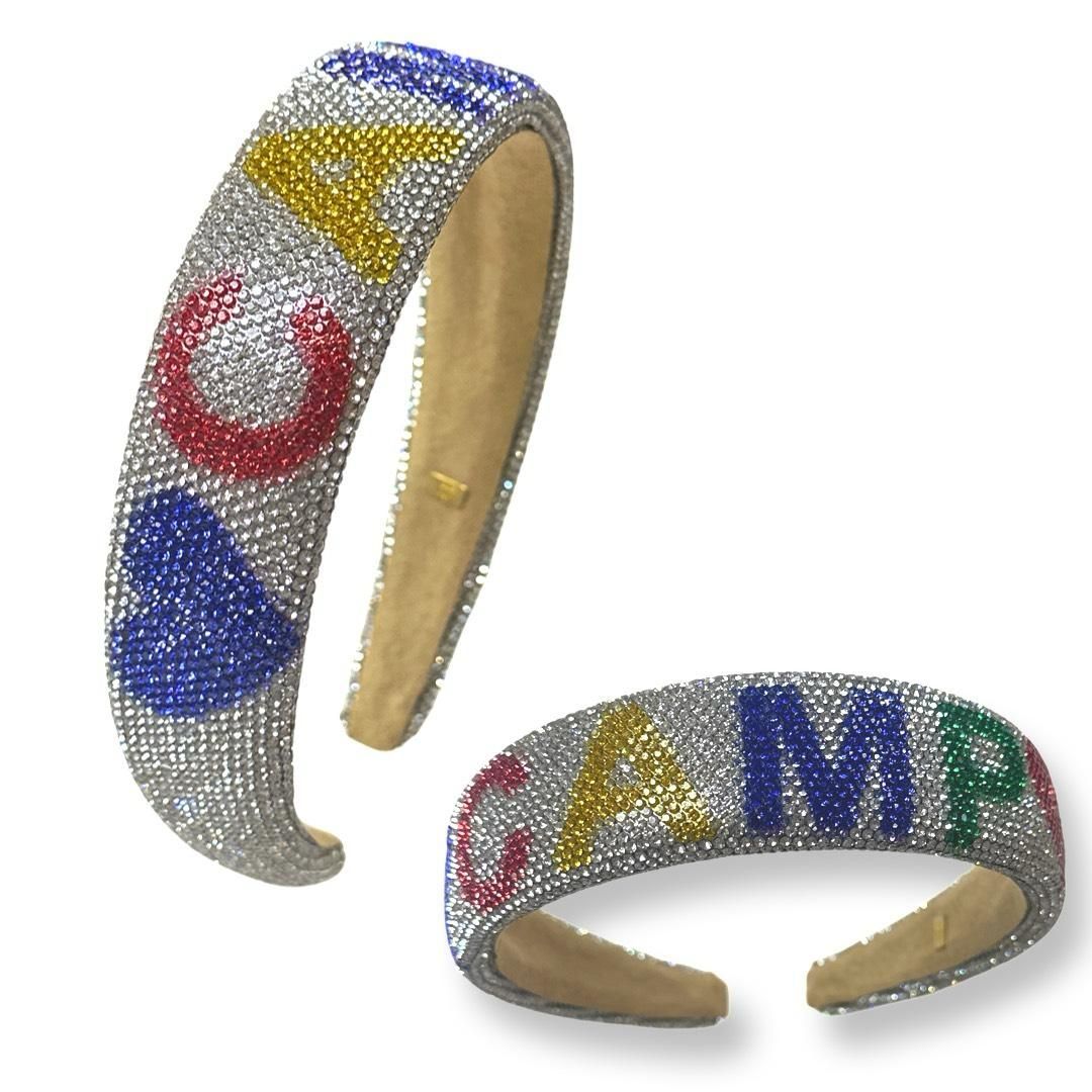 FULLY CRYSTALLIZED CAMP HEADBAND