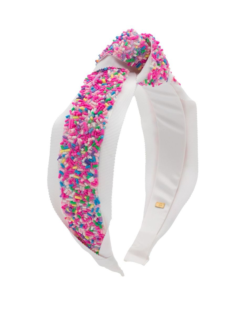 GROSSGRAIN SPRINKLE KNOT HEADBAND