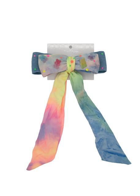 TIE DYE GUMMY BEAR TAIL CLIP