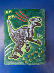 DINOSAUR GLOW FURRY JOURNAL