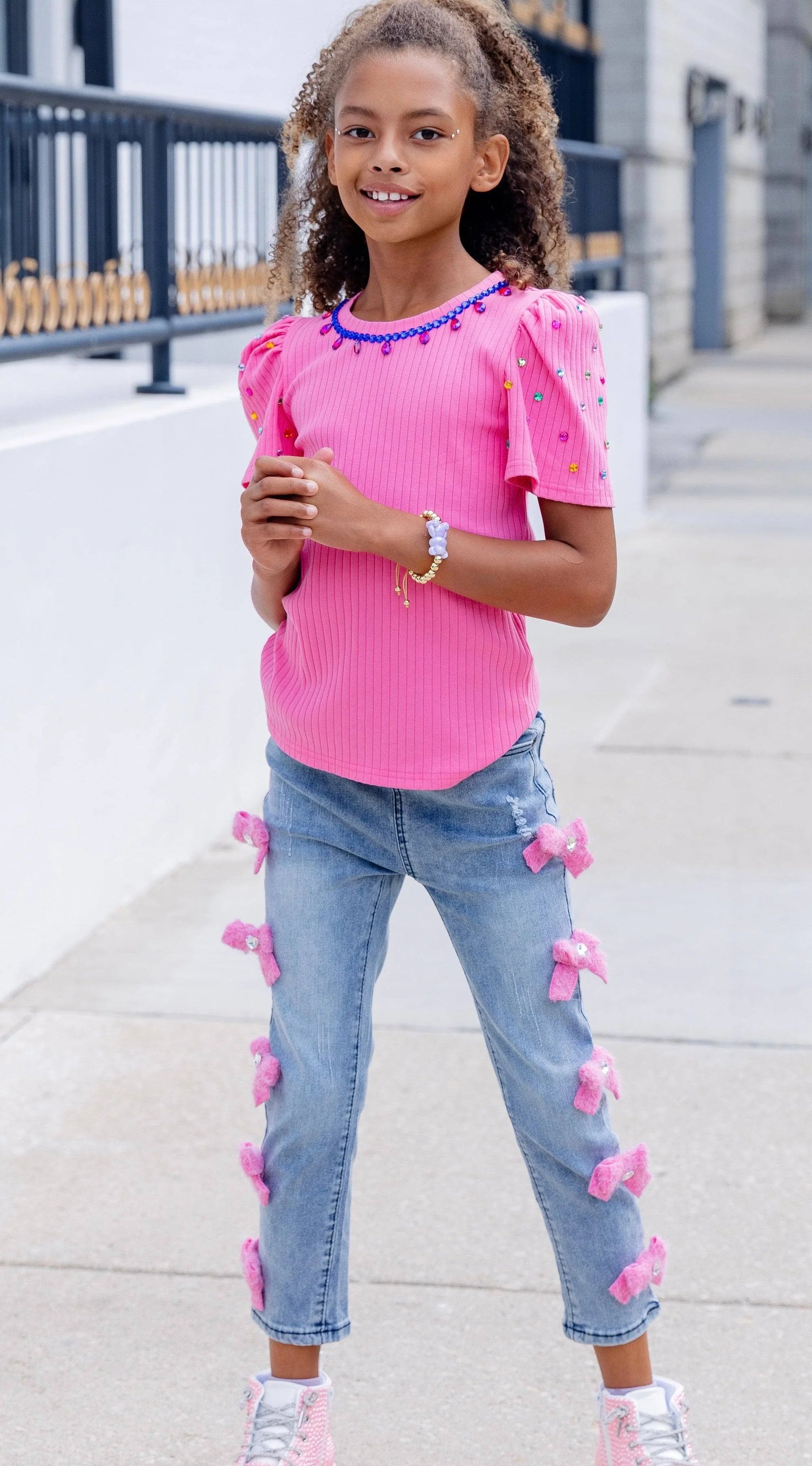 CUTIE BOW JEANS