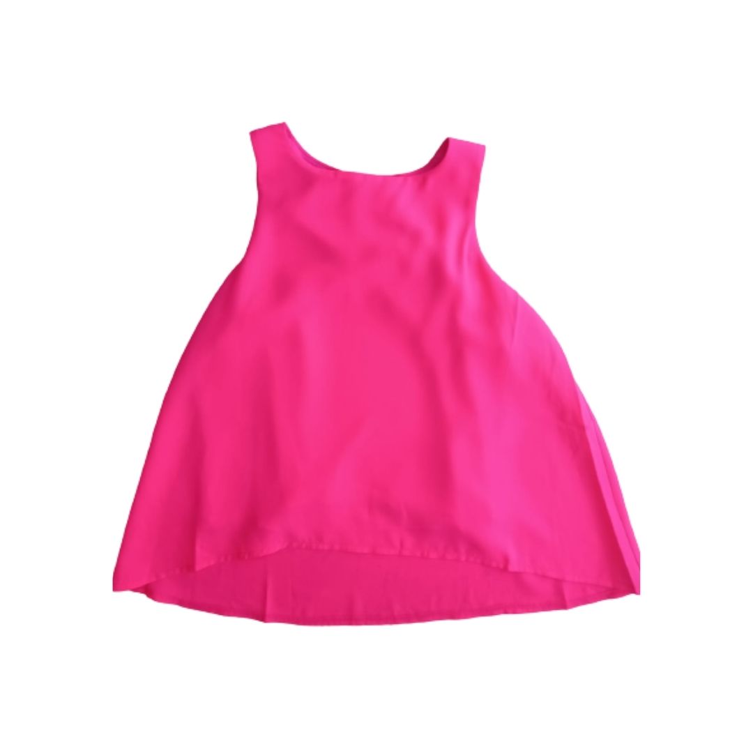 HIGH LOW CHIFFON PINK