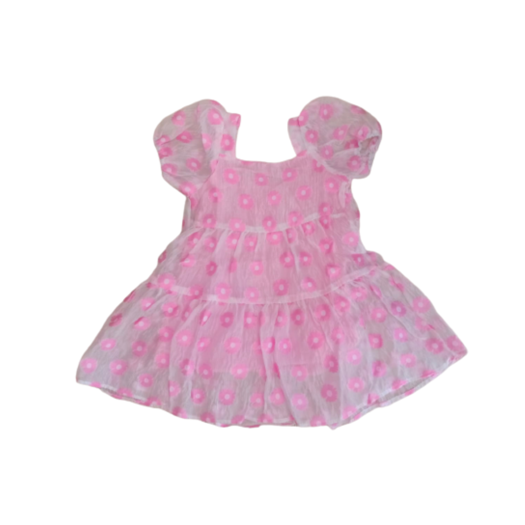 VESTIDO FLOR ROSA
