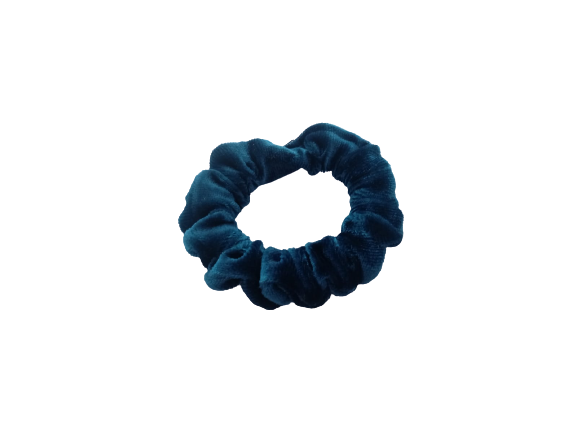 SCRUNCHIE TERCIOPELO AZULES