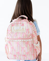 BACKPACK PINK BOWS