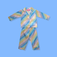 PIJAMA RAYAS COLORES PASTEL