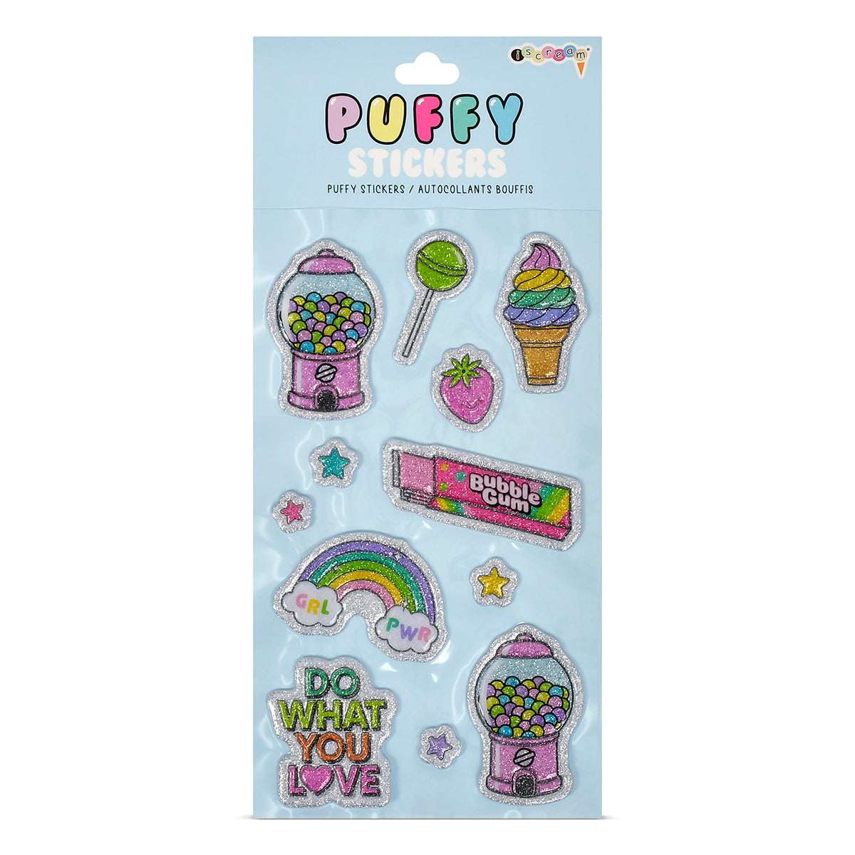 GUMBALL MACHINE PUFFY STICKERS