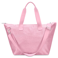 PINK RHINESTONE OVERNIGHT BAG