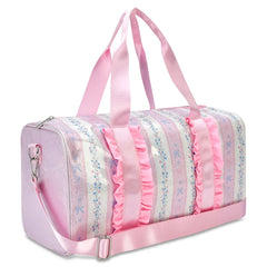 FLORAL STRIPES DUFFEL BAG