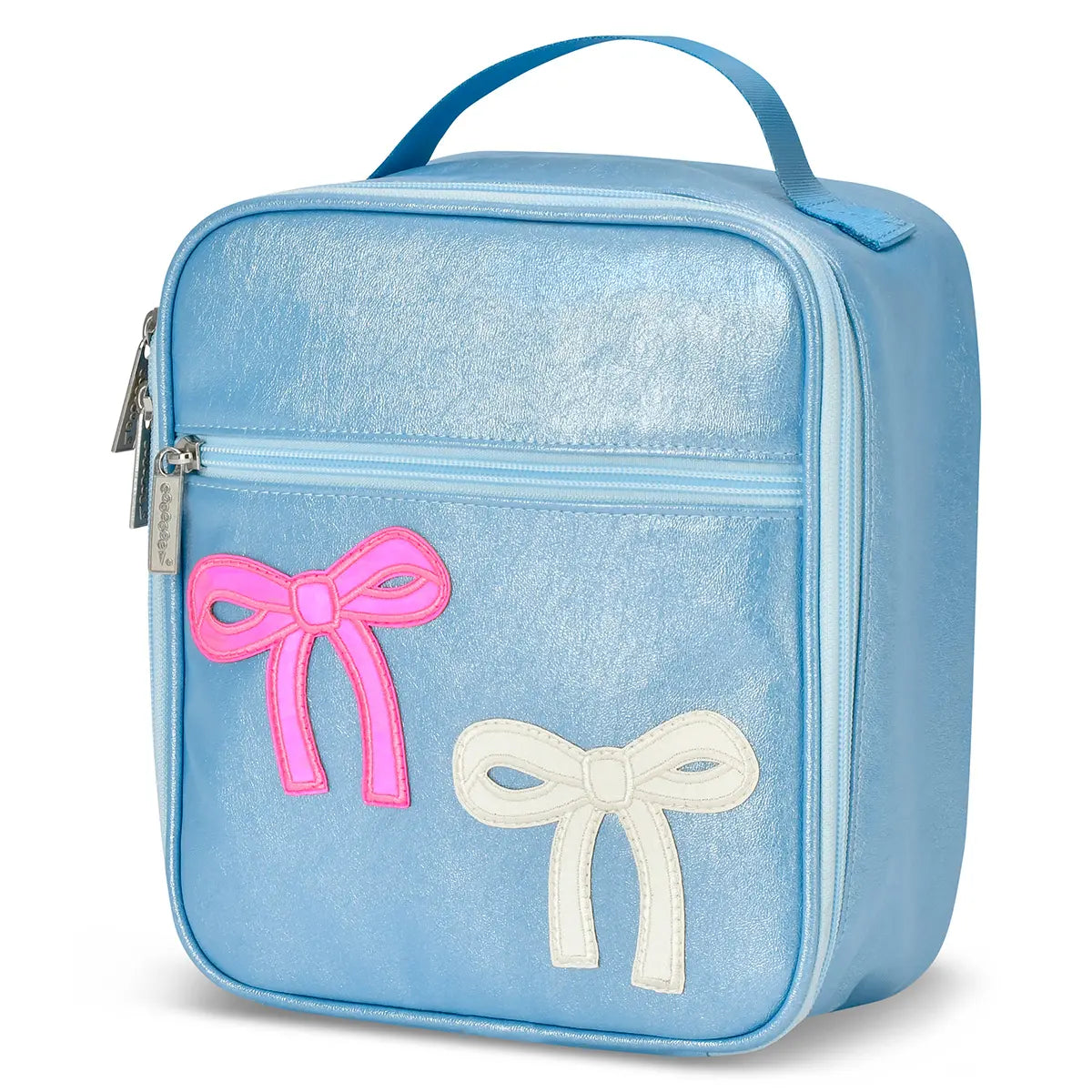 PATCHED BOW LUNCH TOTE
