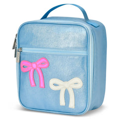 PATCHED BOW LUNCH TOTE
