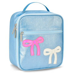 PATCHED BOW LUNCH TOTE