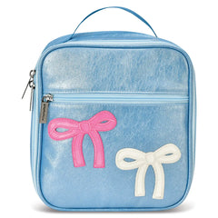 PATCHED BOW LUNCH TOTE