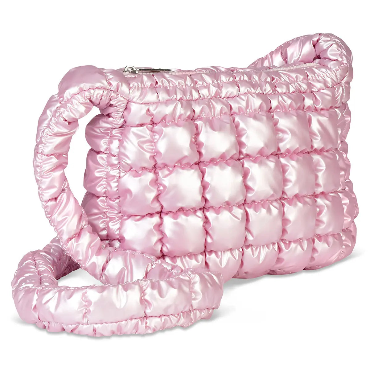 ICY ROSE PUFFER SLING BAG