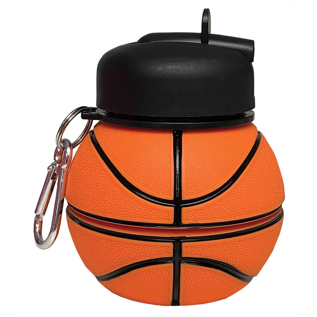 BASKETBALL COLLAPSIBLE WATER BOTTLE