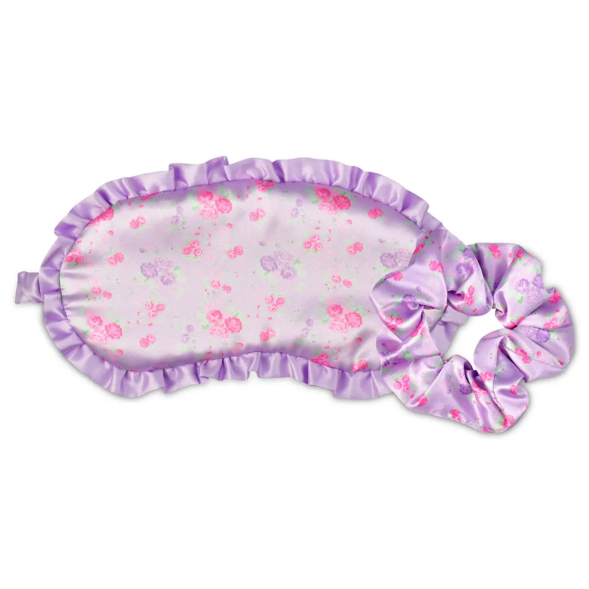 FOREVER FLORAL EYE MASK & SCRUNCHIE SET