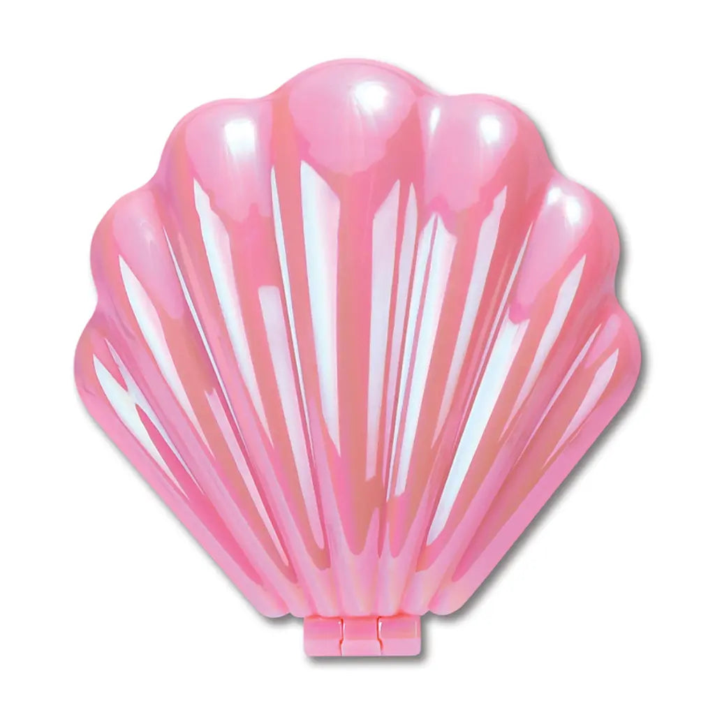 MERMAID VIBES POP UP SHELL MIRROR & HAIR BRUSH