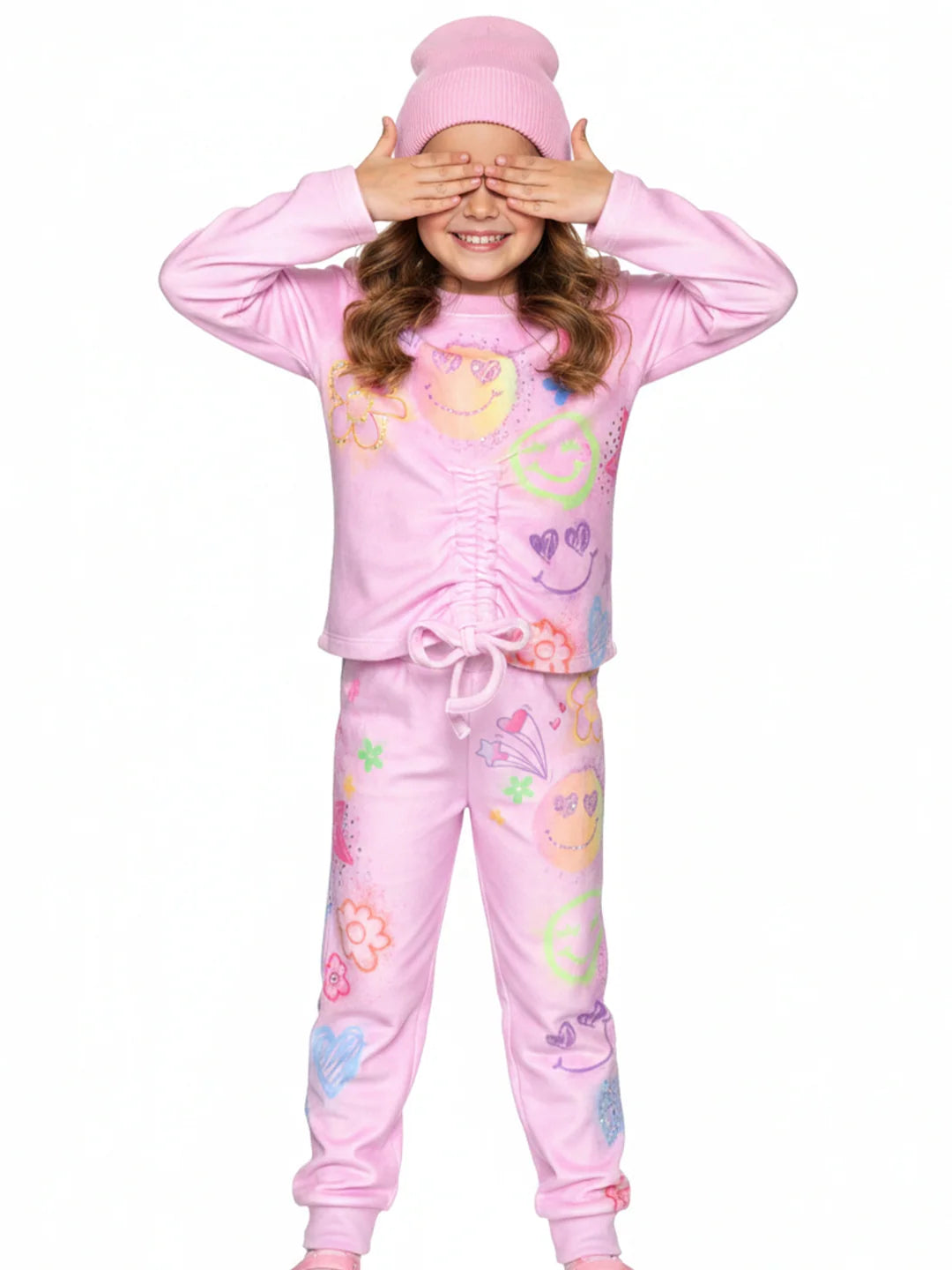 VELOUR PRINTED SET