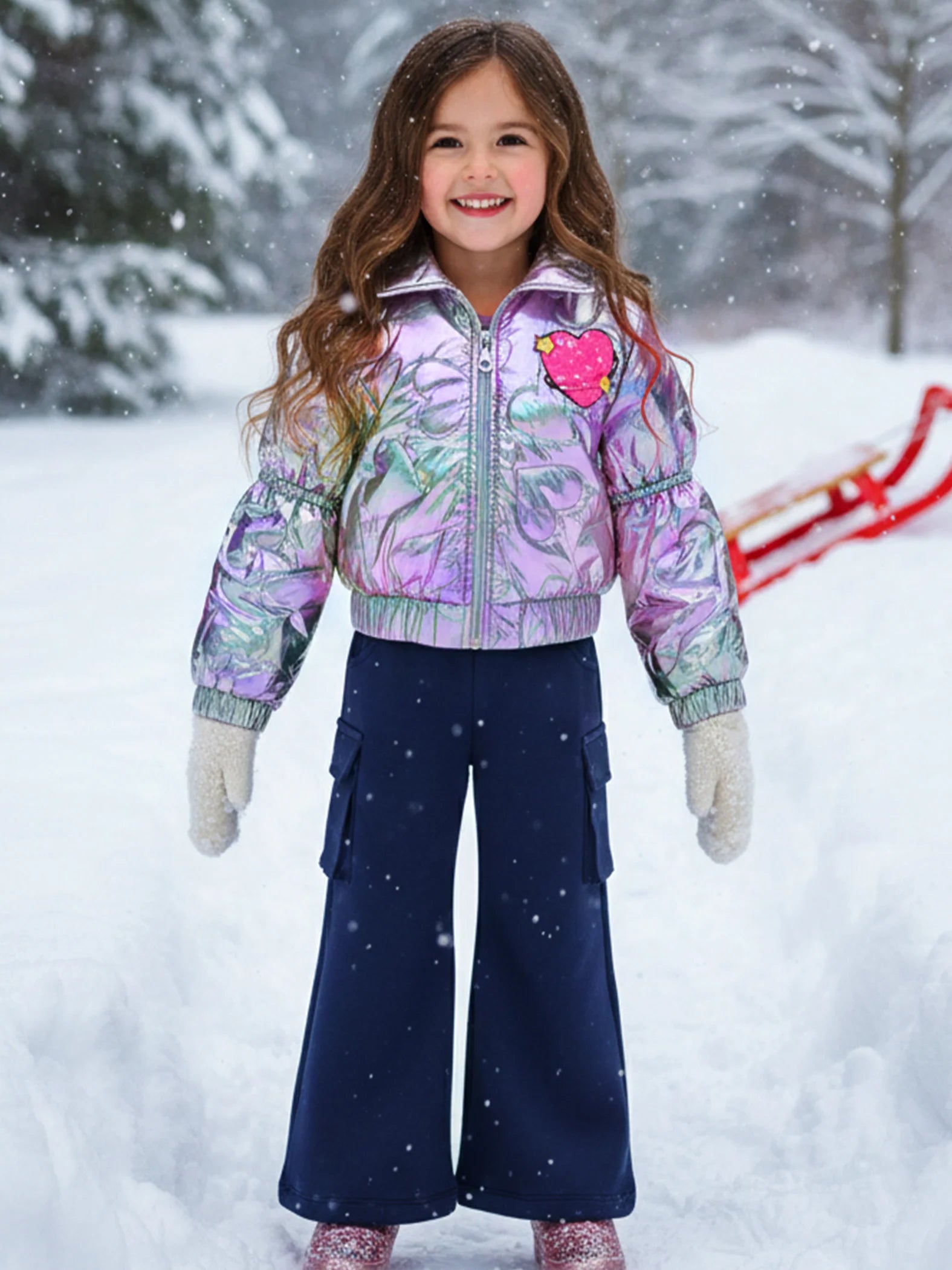 IRIDESCENT PUFFER JACKET