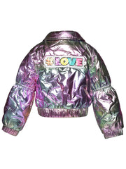 IRIDESCENT PUFFER JACKET