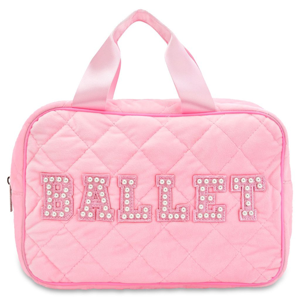 BALLET QUILTED LARGE COSMETIC BAG