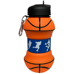 BASKETBALL COLLAPSIBLE WATER BOTTLE