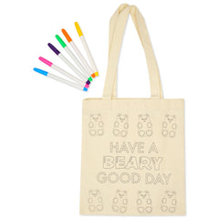 BEARY GOOD DAY COLOR ME TOTE