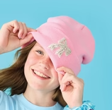 BOW POM BEANIE