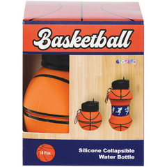 BASKETBALL COLLAPSIBLE WATER BOTTLE