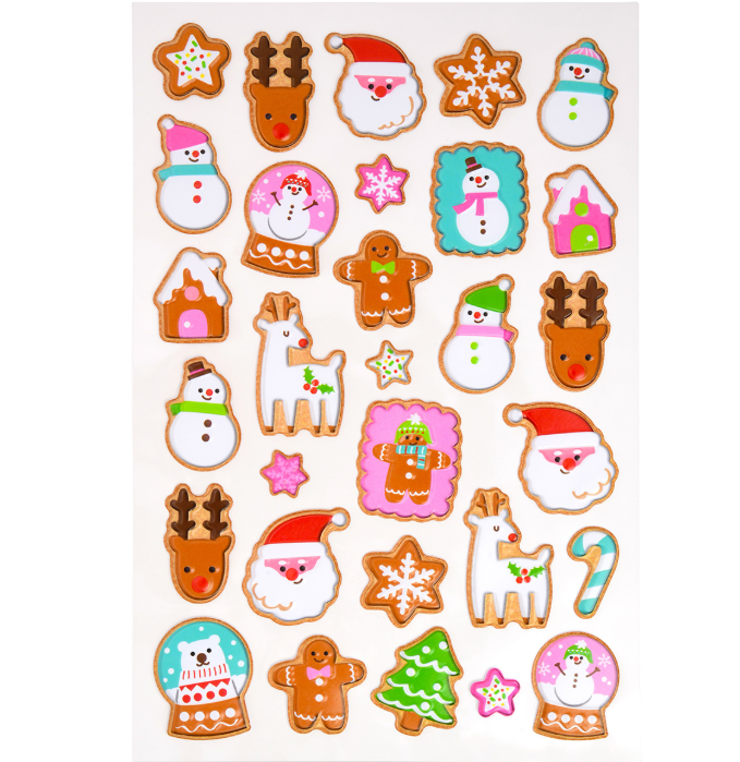 GINGERBREAD SWEETS STICKERS