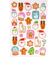 GINGERBREAD SWEETS STICKERS