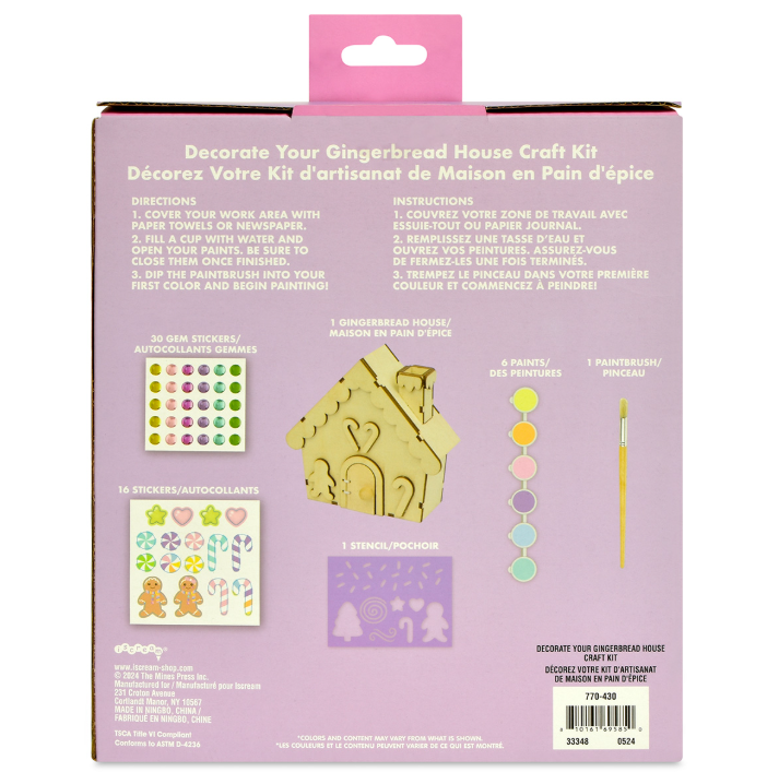 DECORATE YOUR GINGERBREAD HOUSE CRAFT KIT