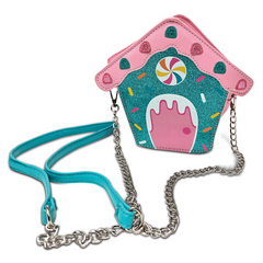 GINGERBREAD HOUSE CROSSBODY BAG