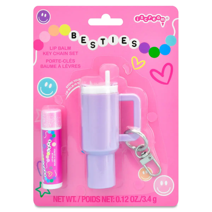 BESTIES LIP BALM KEY CHAIN SET