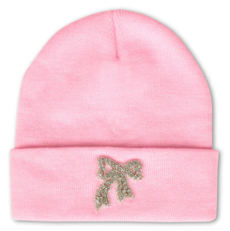 BOW POM BEANIE