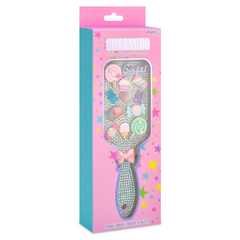 CHARMING RHINESTONE PADDLE BRUSH