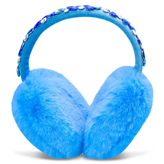 BLUE JAZZY JEWELS EARMUFFS