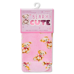 BEARY CUTE PINK SOCKS